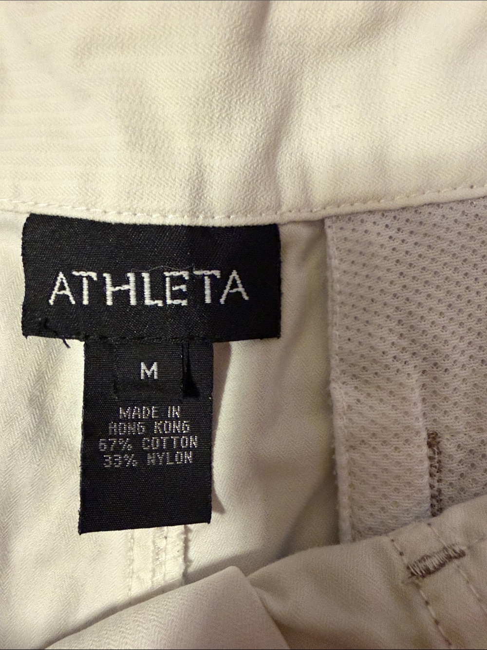 Athleta crop white pants - size medium - Picture 4 of 6